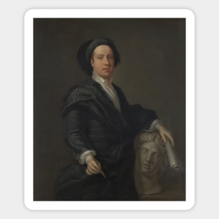 Portrait of William Kent by William Aikman Magnet